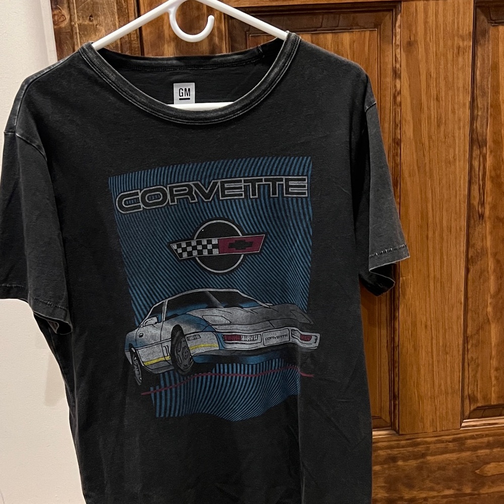 GM Corvette Black T-Shirt